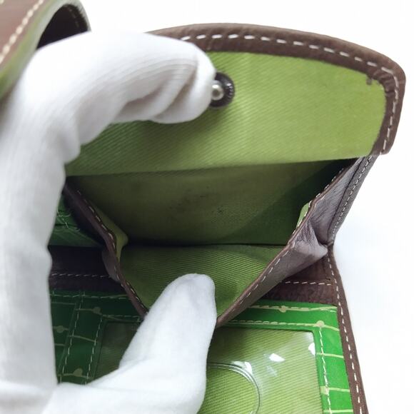 Fossil Brown Leather Credit Card ID Window Bifold Wallet - Picture 15 of 16